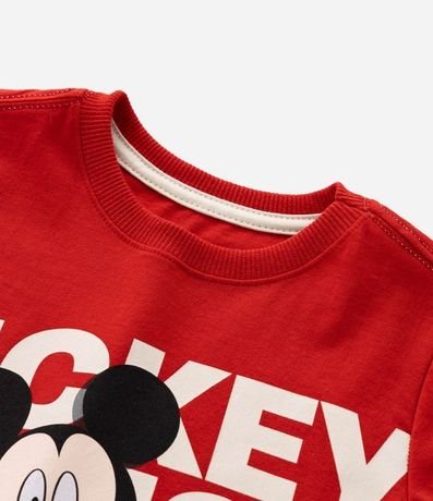 Remera Infantil en Media Malla con Estampa Mickey Mouse - Talle 1 a 5 años 4