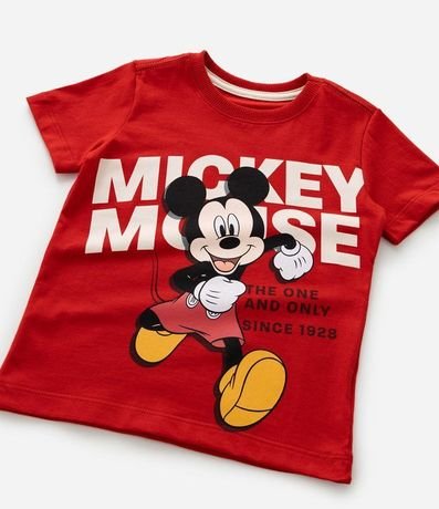 Remera Infantil en Media Malla con Estampa Mickey Mouse - Talle 1 a 5 años 6