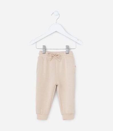 Pantalón Infantil Jogger en Modal - Talle 0 a 18 Meses