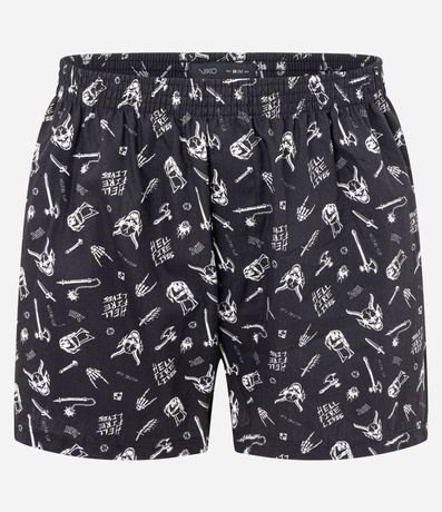 Calzoncillo Samba Canción en Tricolina con Estampado de Stranger Things