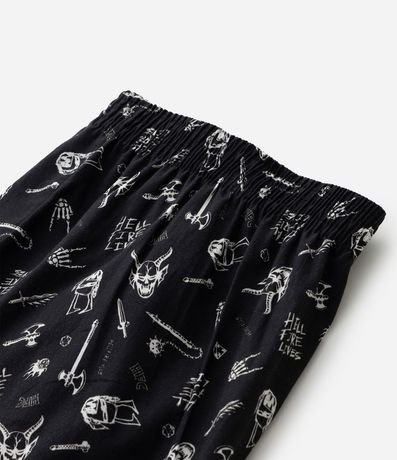 Calzoncillo Samba Canción en Tricolina con Estampado de Stranger Things 3