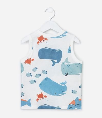 Musculosa Infantil con Estampa Fondo del Mar - Talle 1 a 6 años 2