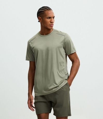 Remera Deportiva Regular con Tecnologia Dry