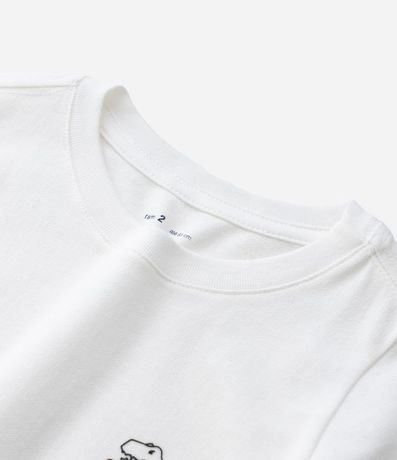 Remera Infantil con Estampa de Dinos - Talle 1 a 6 años 5