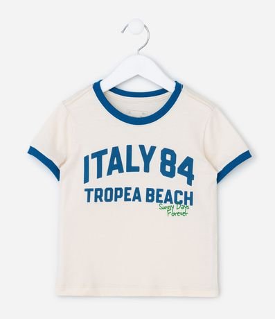 Remera Infantil con Estampa Italy - Talle 1 a 6 años 2