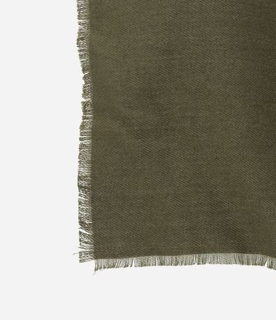 Bufanda Básica de Punto con Terminación Deshilachada 2