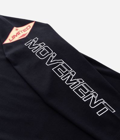 Remera Manga Larga en Algodón con Lettering Redefine Movement 11
