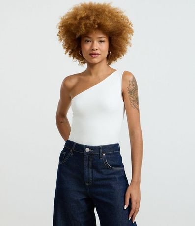 Body Hombro Único en Microfibra