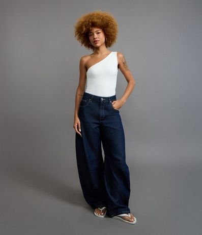 Body Hombro Único en Microfibra 2