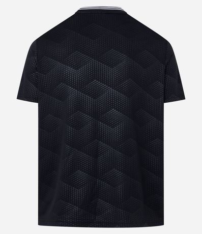 Remera Deportiva Regular con Tecnologia Dry y Detalles Heatprint 4