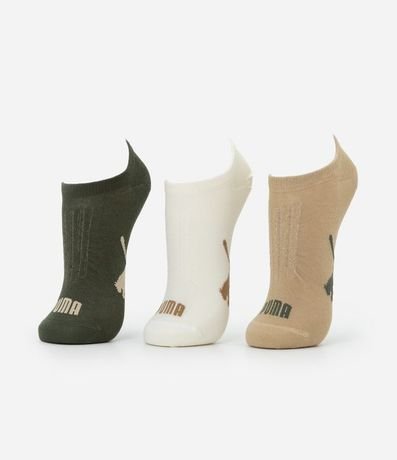 Kit con 03 Medias Invisibles Puma