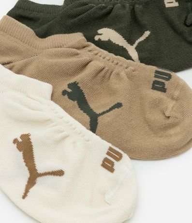 Kit con 03 Medias Invisibles Puma 5