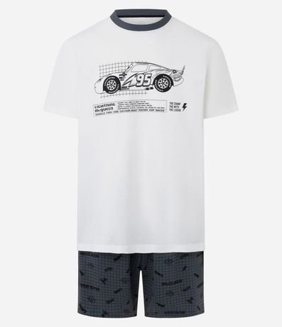 Pijama Corto con Estampa Coches 5