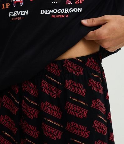 Pijama Comfort en Algodón con Estampa Stranger Things 3