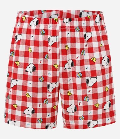 Pijama Corto Comfort en Algodón con Estampa Mini Me Peanuts 7