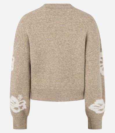 Cardigan con Cremallera Delantera y Estampa de Flores 7