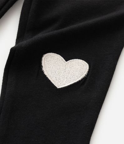 Conjunto Infantil Campera y Legging con Corazones – Talle 0 a 18 Meses 8