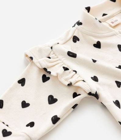 Conjunto Infantil Campera y Legging con Corazones – Talle 0 a 18 Meses 13