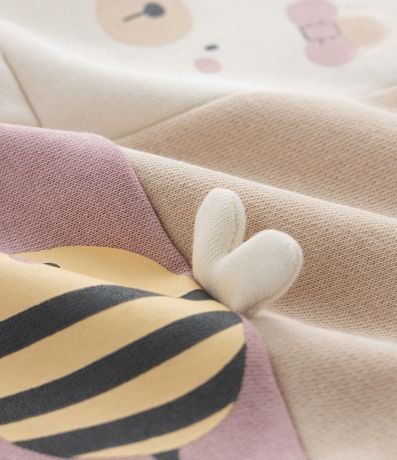 Conjunto Infantil con Estampa de Abeja y Oso – Talle RN a 18 Meses 7
