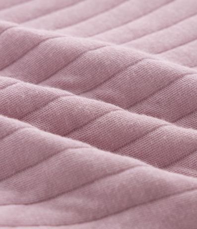 Conjunto Infantil Capitoneada con Campera Biés Floral y Pantalón – Talle 0 a 18 Meses 8