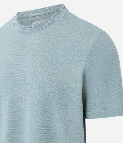 Remera Regular en Algodón con Textura 6