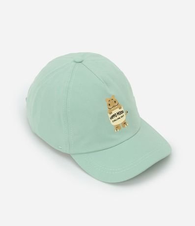 Gorra Infantil Aba Curva con Estampa Hipopótamo - Talle único