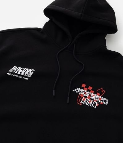 Buso Relaxed en Algodón con Felpa y Estampado de Carros de Carreras 7