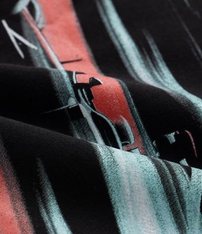 Buso Relaxed en Algodón con Felpa y Estampado de Carros de Carreras 9