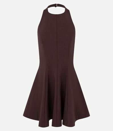 Vestido Frente única Evasê en Bengalina 5