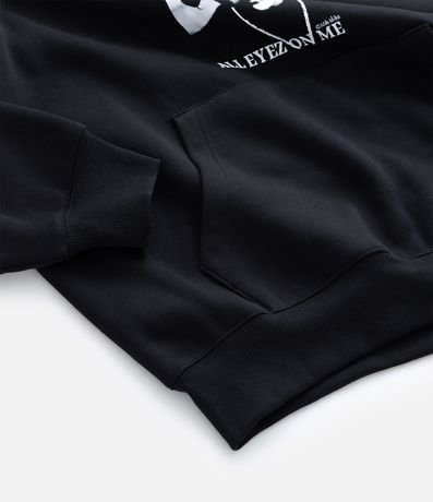 Saco en Fleece con Estampa de Tupac All Eyez On Me 10