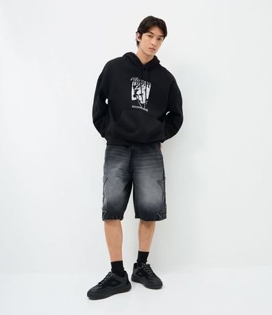 Saco en Fleece con Estampa de Tupac All Eyez On Me 3