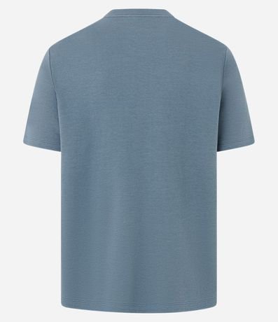 Remera Slim en Algodón con Textura Acanalada 7
