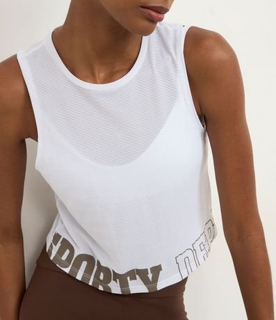 Musculosa Deportiva en Microfibra con Estampado 3