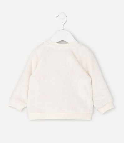 Saco Infantil Fleece con Oso Bordado – Talle 0 a 18 Meses 2