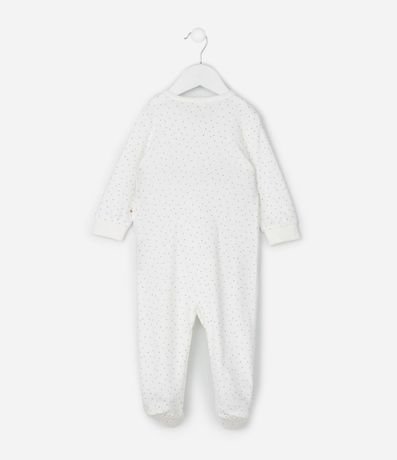 Mono Infantil en Suedine de Lunares y Bordado – Talle RN a 18 Meses 3