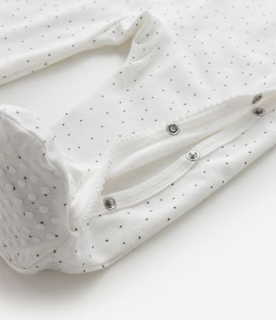 Mono Infantil en Suedine de Lunares y Bordado – Talle RN a 18 Meses 8