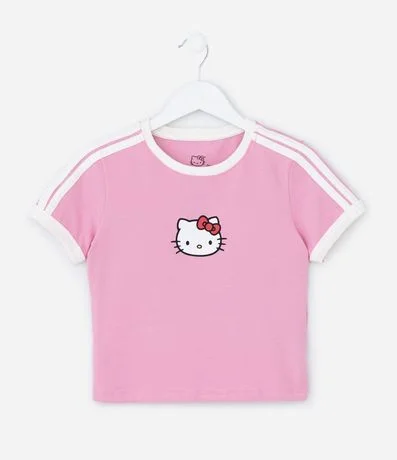 Remera Infantil con Estampa de Hello Kitty - Talle 5 a 14 años