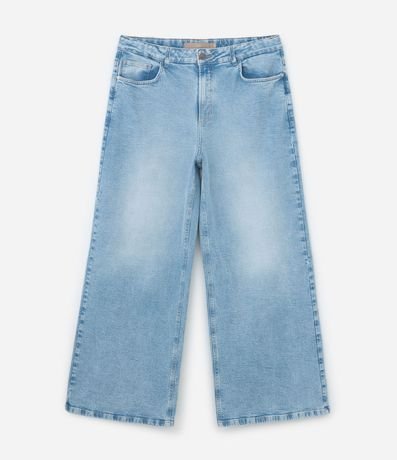 Pantalón Wide Leg en Jeans con Elastano Curve & Plus Size 6