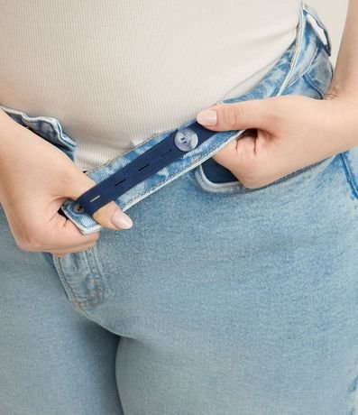 Pantalón Wide Leg en Jeans con Elastano Curve & Plus Size 4