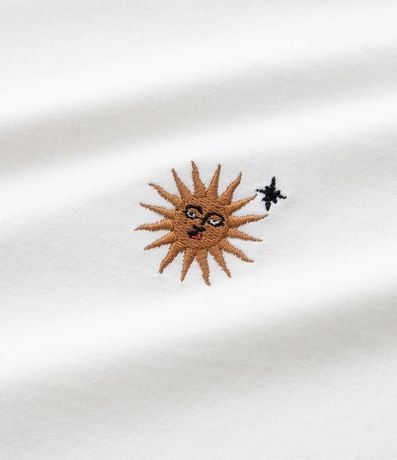 Remera Boxy en Algodón con Mini Silk Bordado 8