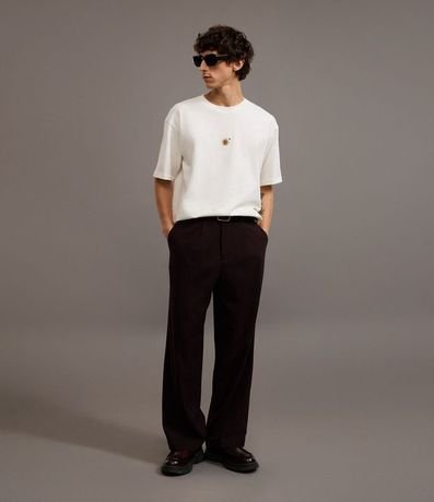 Remera Boxy en Algodón con Mini Silk Bordado 2