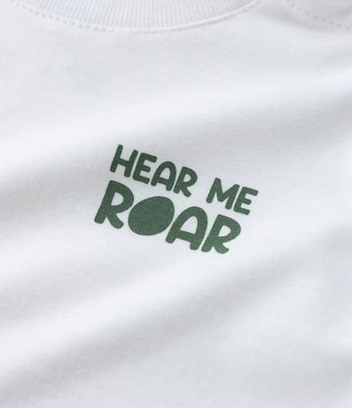 Remera Infantil con Estampa de Dinosaurio - Talle 0 a 18 Meses 6