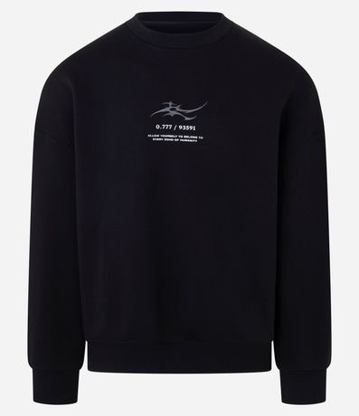 Saco en Algodón con Felpa y Lettering y Bordado Sicko 5