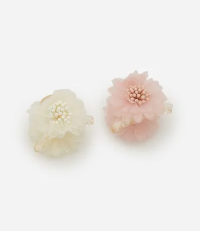 Kit 02 Piranhas Infantiles Con Flor De Seda