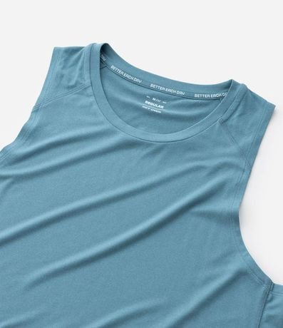Musculosa Regular Deportiva con Etiqueta en el Bajo y Detalle Contrastante 6