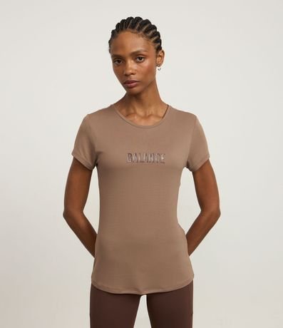 Remera Deportiva en Poliamida con Manga Corta y Tecnologia Dry