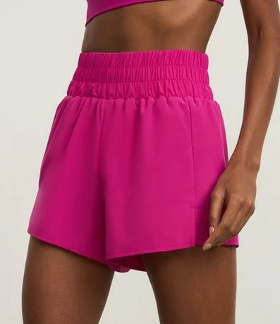 Bermuda Deportiva sin Costura con Bombacha Interna y Textura Lisa 2