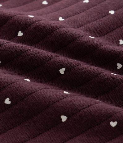 Mono Infantil en Capitoneada con Estampa de Lunares Corazones – Talle RN a 24 Meses 3