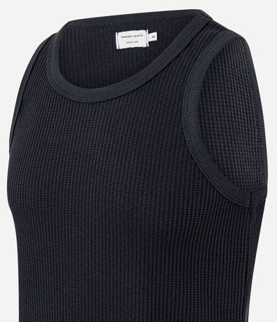 Musculosa Regular en Flamê con Textura 2