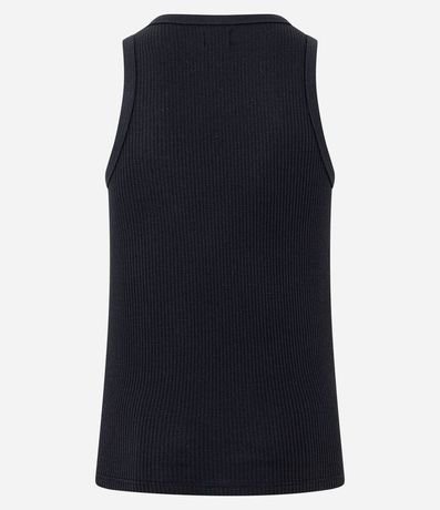 Musculosa Regular en Flamê con Textura 3